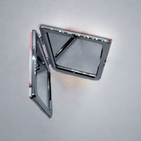 Sanrio Compact Travel Mirror - My Melody, Pink Mini Portable Dual Sided - Picture 3 of 5